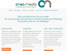 Tablet Screenshot of crea-media.de